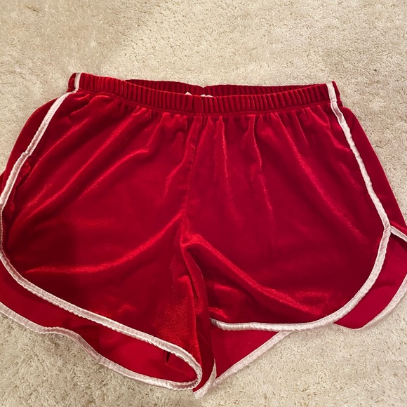 Red Velvet Shorts - Picture 1 of 3